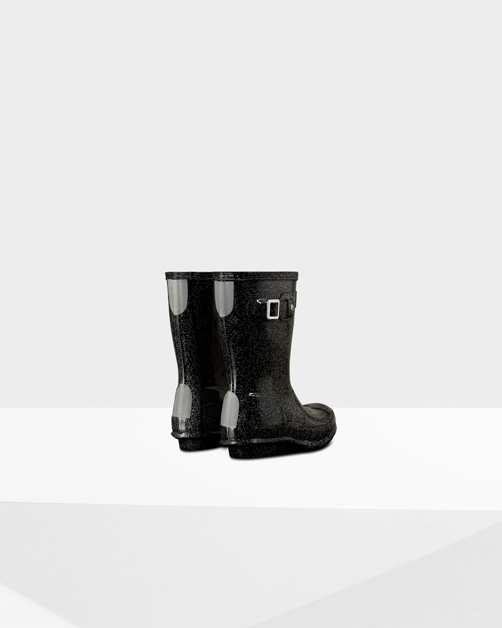 Kids Hunter Original Little Starcloud | Rain Boots Black Multicolor | NZ-9273-UOEV